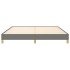 Estructura de cama tela gris oscuro 180x200