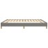Estructura de cama tela gris oscuro 180x200