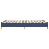 Estructura de cama de tela azul 140x190