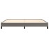 Estructura de cama de cuero sintético gris 200x200