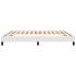 Estructura de cama de cuero sintético blanco 160x200