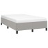 Estructura de cama de tela gris claro 120x200