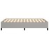 Estructura de cama de tela gris claro 120x200
