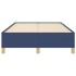 Estructura de cama de tela azul 120x200