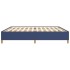Estructura de cama de tela gris taupe azul 200x200