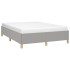 Estructura de cama de tela gris claro 140x190