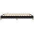 Estructura de cama de tela gris claro 160x200