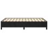 Estructura de cama de terciopelo negro 120x200