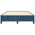 Estructura de cama de terciopelo azul 140x200