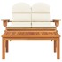 Juego de muebles de jardín Adirondack 2 piezas madera