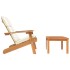 Juego de muebles de jardín Adirondack 2 piezas madera