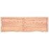 Estante pared madera roble tratada marrón claro 160x50x(2-6)