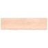 Estante de pared madera maciza roble sin tratar 200x50x(2-6)