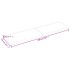 Estante de pared madera maciza roble sin tratar 200x50x(2-6)