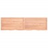 Estante pared madera roble tratada marrón claro 220x60x(2-6)