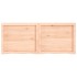Encimera de baño madera maciza sin tratar 120x50x(2-6)