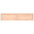 Encimera de baño madera maciza sin tratar 180x40x(2-4)