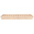 Estructura de cama con LED madera maciza 100x200