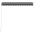 Toldo retráctil manual gris antracita 300x250