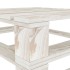 Juego de muebles de palets para jardín 6 piezas madera