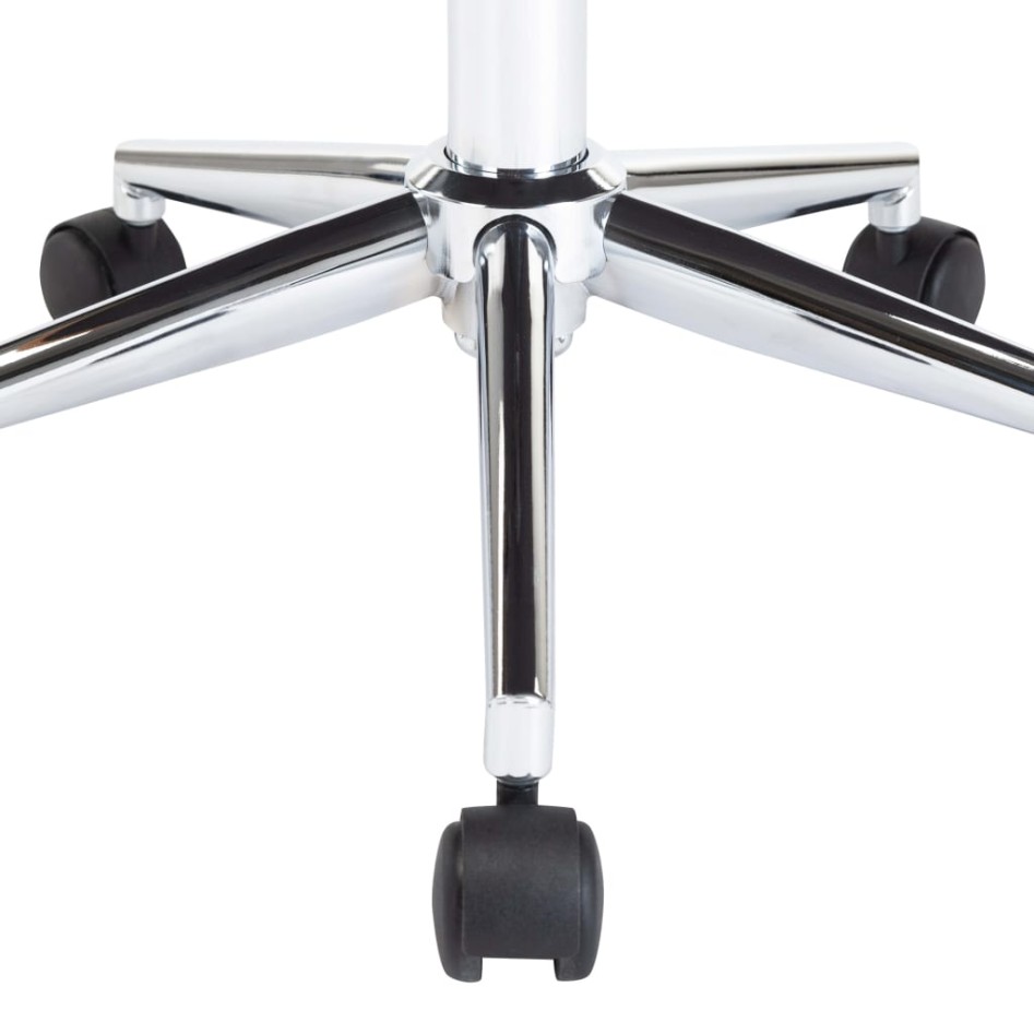 Silla de oficina giratoria madera curvada cuero sintético