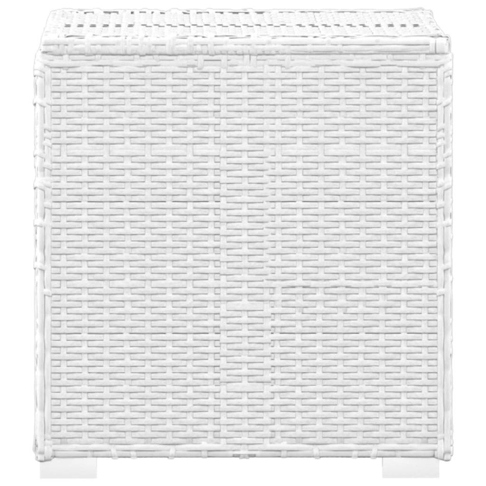 Tumbonas de jardín y mesita 3 piezas ratán sintético