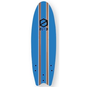 Tabla De Surf Blanda 5'8 Fish Zero Azul