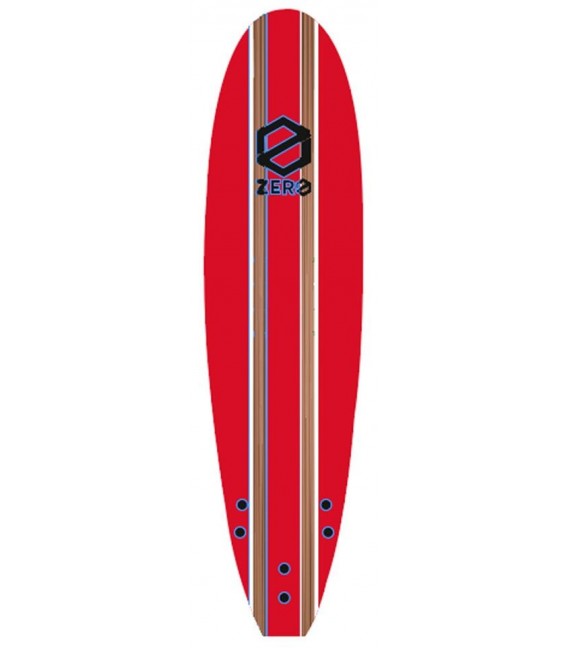Tabla De Surf Blanda 6'2 Zero Roja