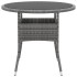 Juego comedor de jardín 3 piezas ratán sintético