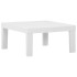 Set de muebles de jardín 4 piezas con cojines plástico