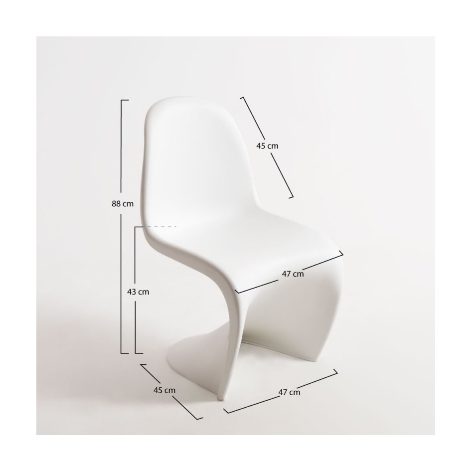 Silla Onda blanca