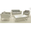 Set en Rattan color Blanco