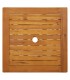 Mesa plegable de jardín de madera de acacia, Modelo Laci