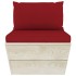 Muebles de jardín de palets 4 pzas y cojines madera de