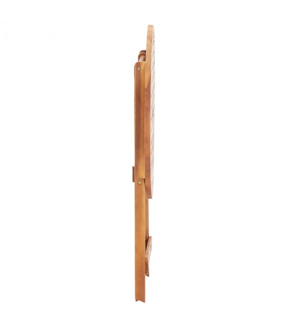 Mesa plegable de jardín de madera de acacia, Modelo Belli