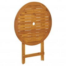 Mesa plegable de jardín de madera de acacia, Modelo Sandy
