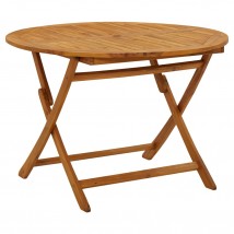 Mesa plegable de jardín de madera de acacia, Modelo Tento