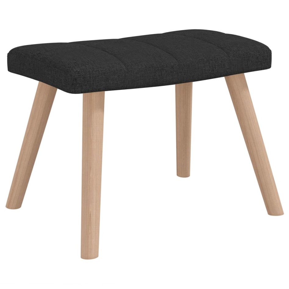 Silla mecedora con reposapiés tela