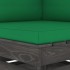Sofá de palets 2 plazas cojines gris madera de pino