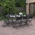 Juego de comedor para jardín 9 piezas