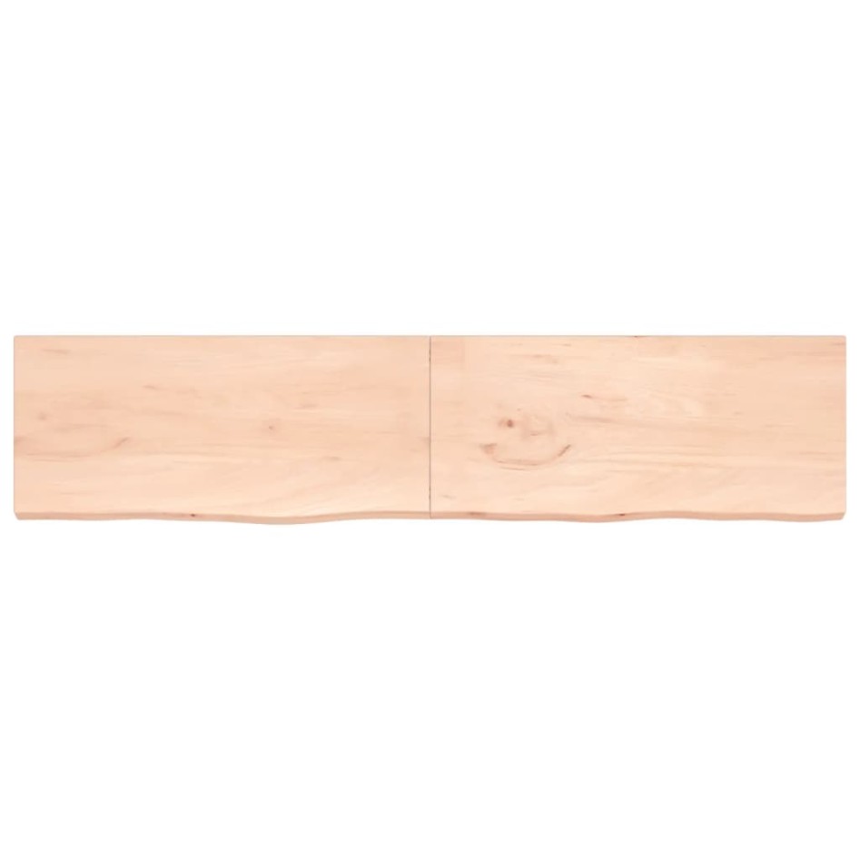 Tablero de mesa madera maciza roble sin tratar 220x50x(2-4)
