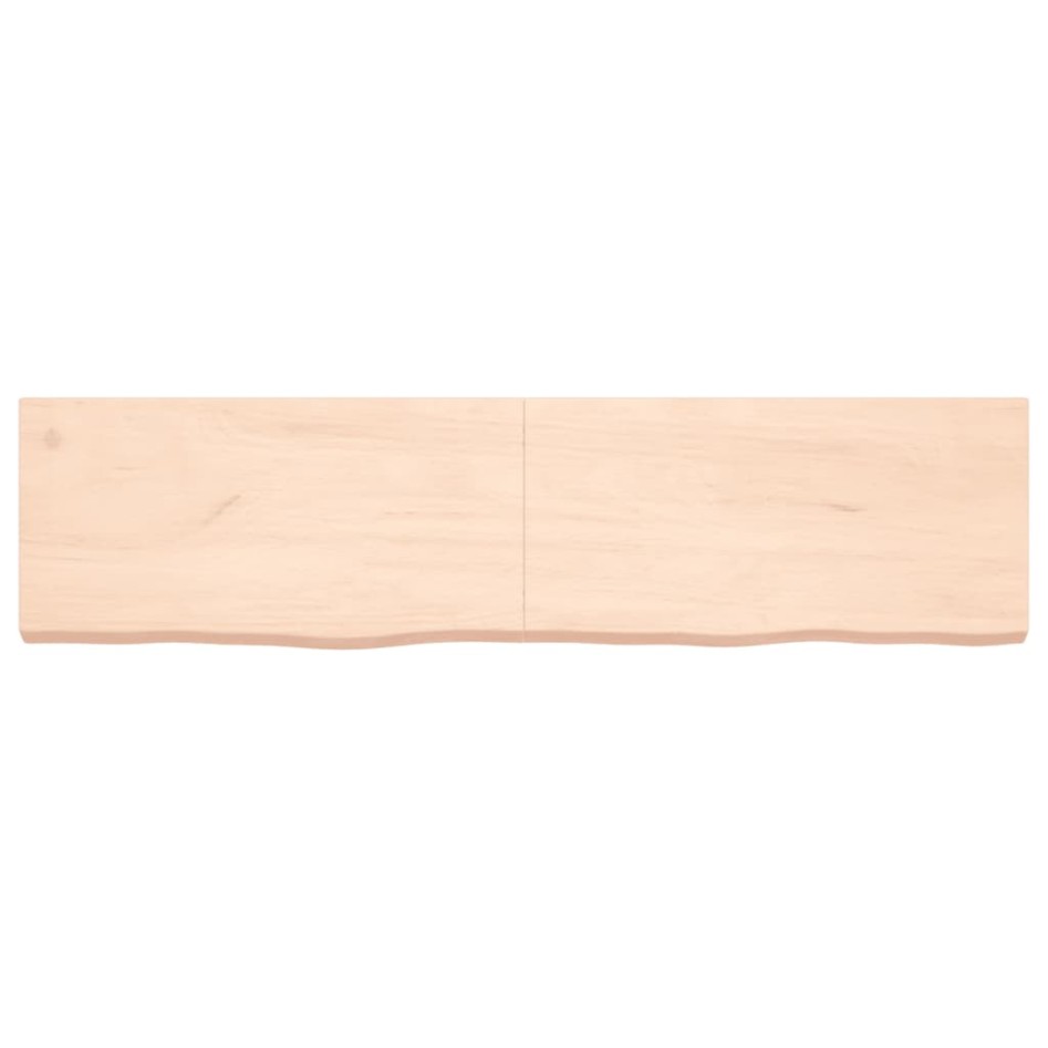 Tablero de mesa madera maciza roble sin tratar 160x40x(2-6)