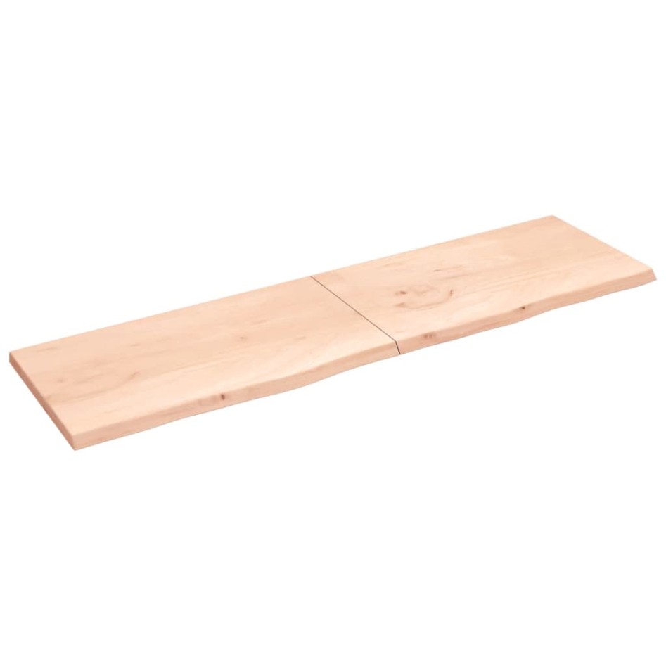 Tablero de mesa madera maciza roble sin tratar 220x60x(2-4)