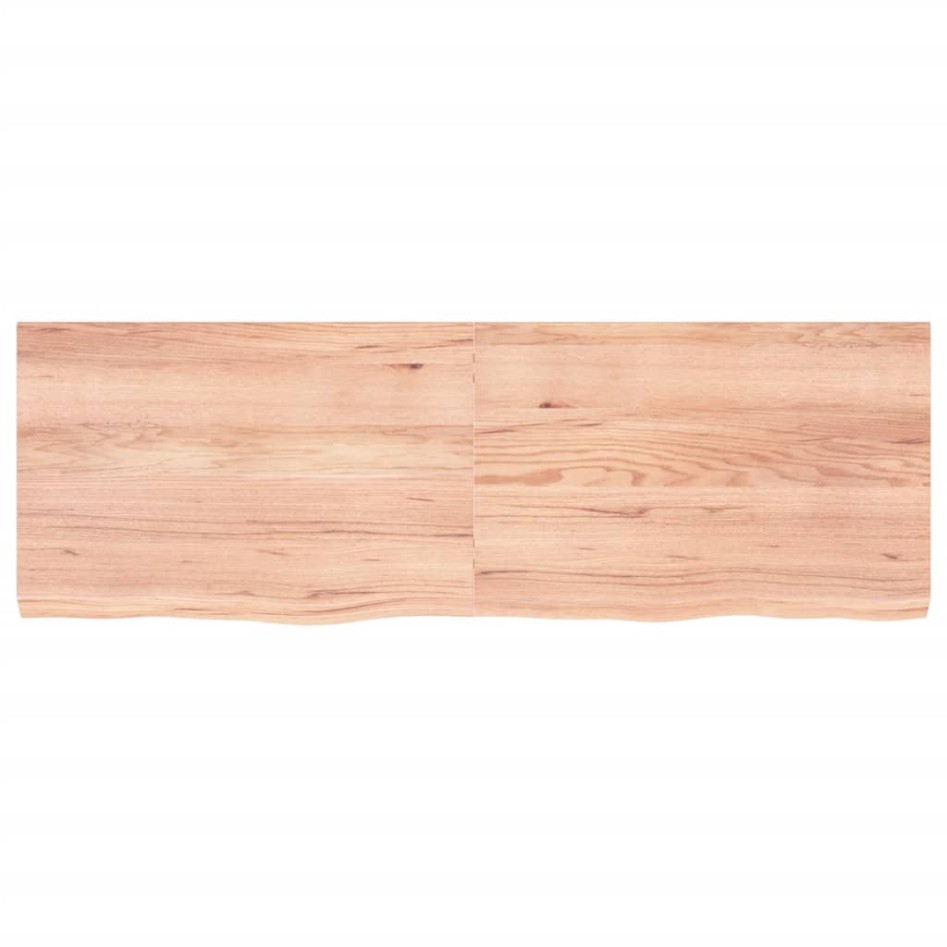 Tablero mesa madera roble tratada marrón claro 180x60x(2-6)