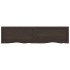 Tablero mesa madera roble tratada marrón oscuro 160x40x(2-4)