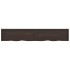 Tablero mesa madera roble tratada marrón oscuro 220x40x(2-6)