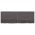 Encimera de baño madera tratada marrón oscuro 140x50x(2-4)