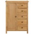 Armario de madera maciza de roble 76x52x105
