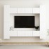 Set de muebles de salón TV 8 piezas madera de ingeniería