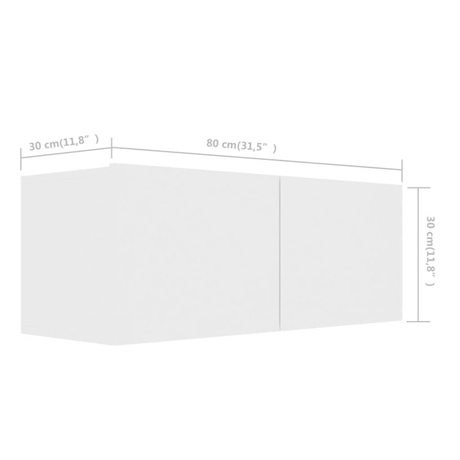 Set de muebles de salón TV 4 piezas madera de ingeniería